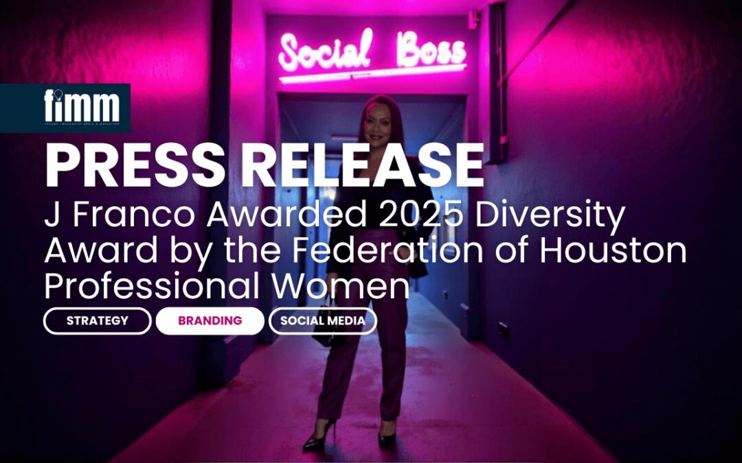 J Franco Awarded 2025 Diversity Award by the Federation of Houston Professional Women