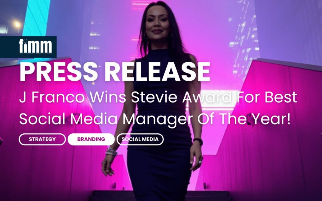 J Franco Wins Another Stevie Award For Best Social Media Manager Of The Year 2025