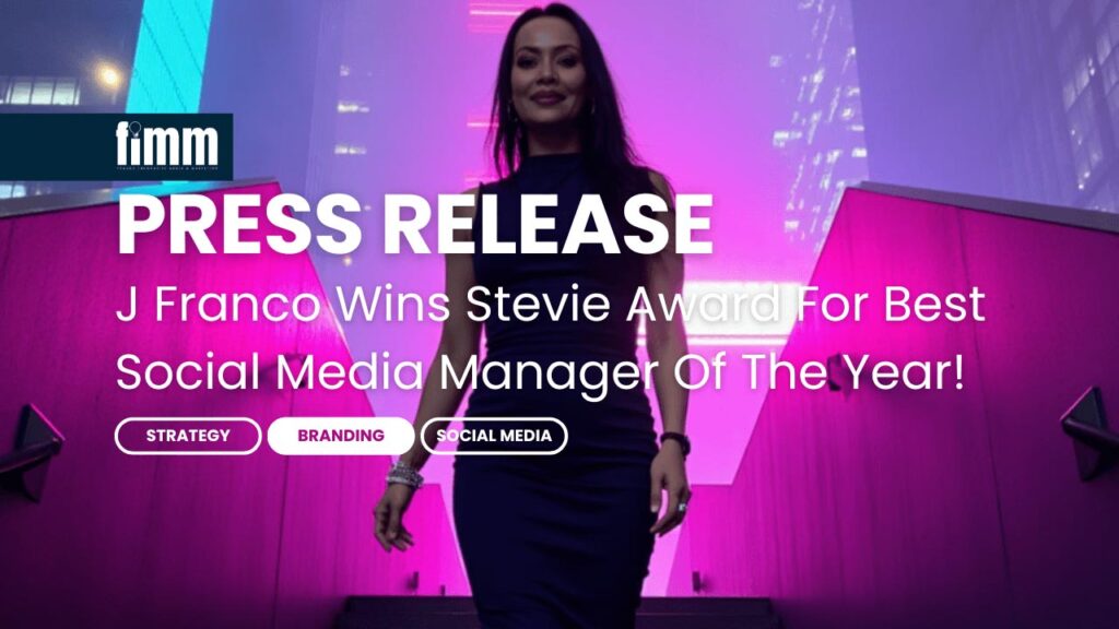 J Franco Wins Stevie Award For Best Social Media Manager Of The Year 2025